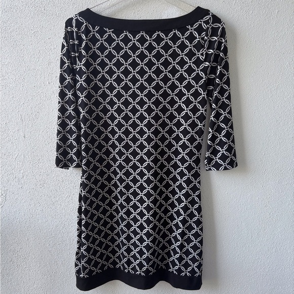 White House Black Market Chain Dress Women’s S Round Neck Office Career Church - Picture 3 of 11